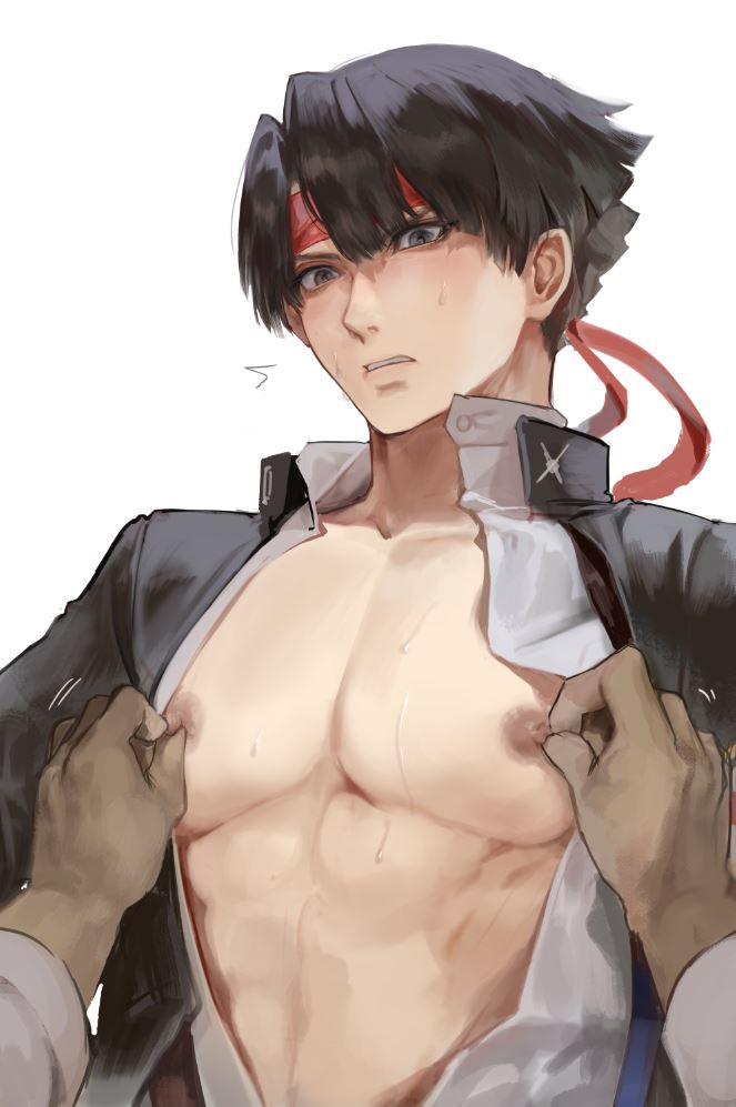 kazuma asogi (ace attorney and 1 more) drawn by magulomaen