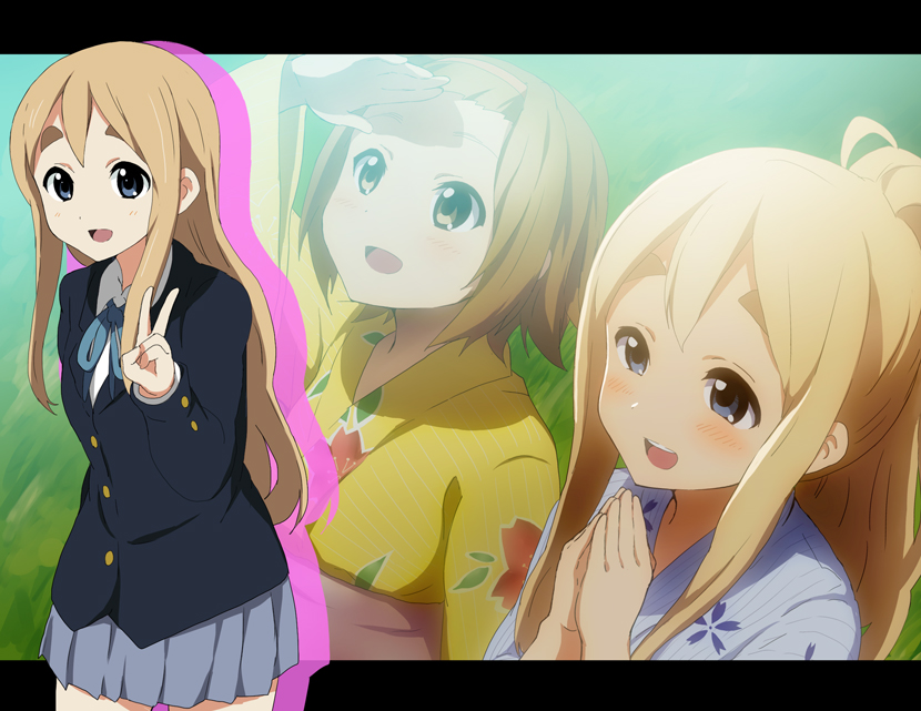 tainaka ritsu and kotobuki tsumugi (k-on!) drawn by kakiuchi_itsuki
