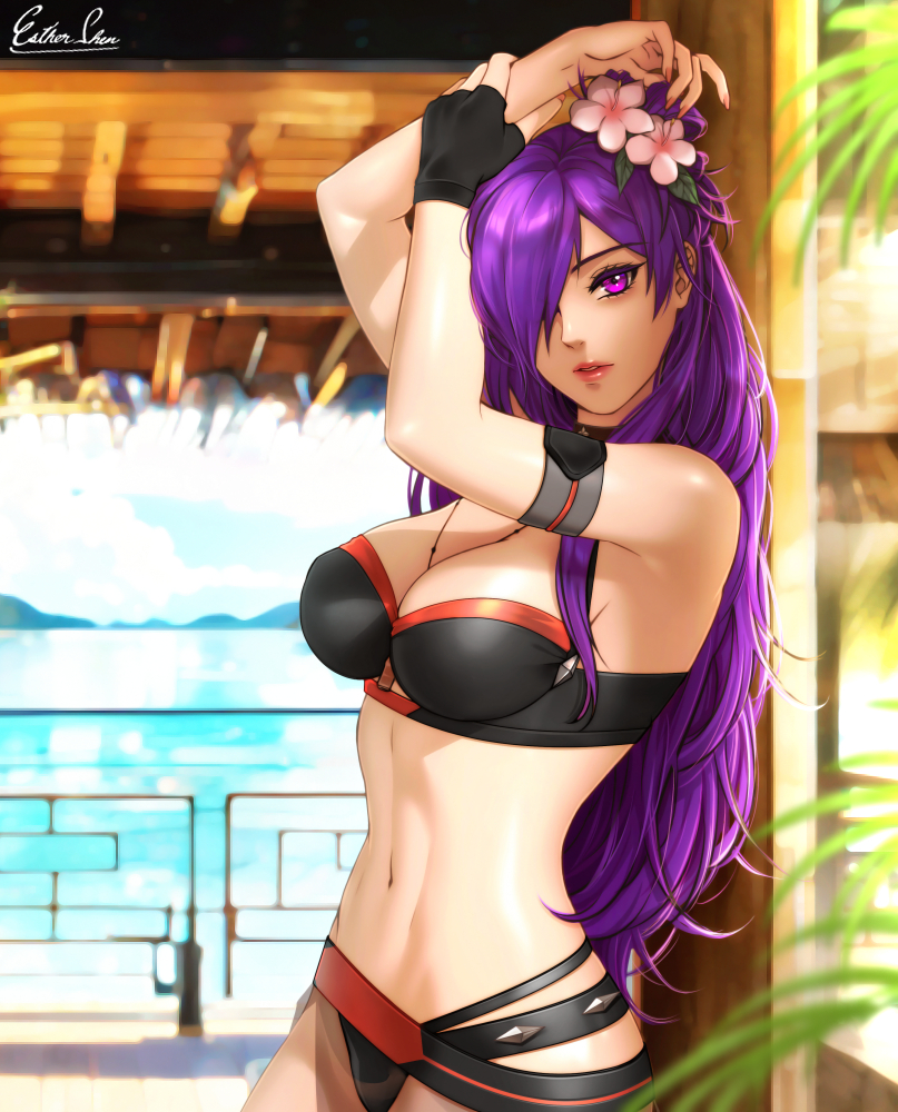 female shez (fire emblem and 3 more) drawn by esther_shen
