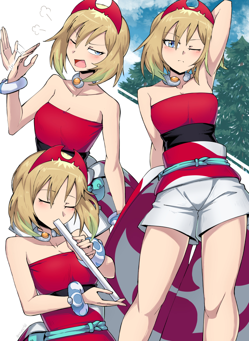 irida (pokemon and 1 more) drawn by shimure_(460)