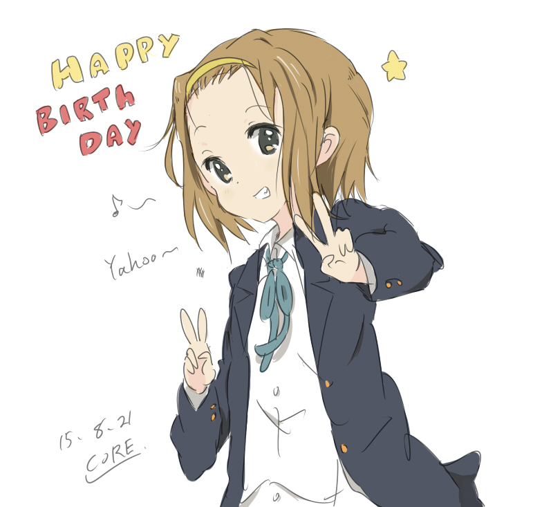 tainaka ritsu (k-on!) drawn by core_(mayomayo)