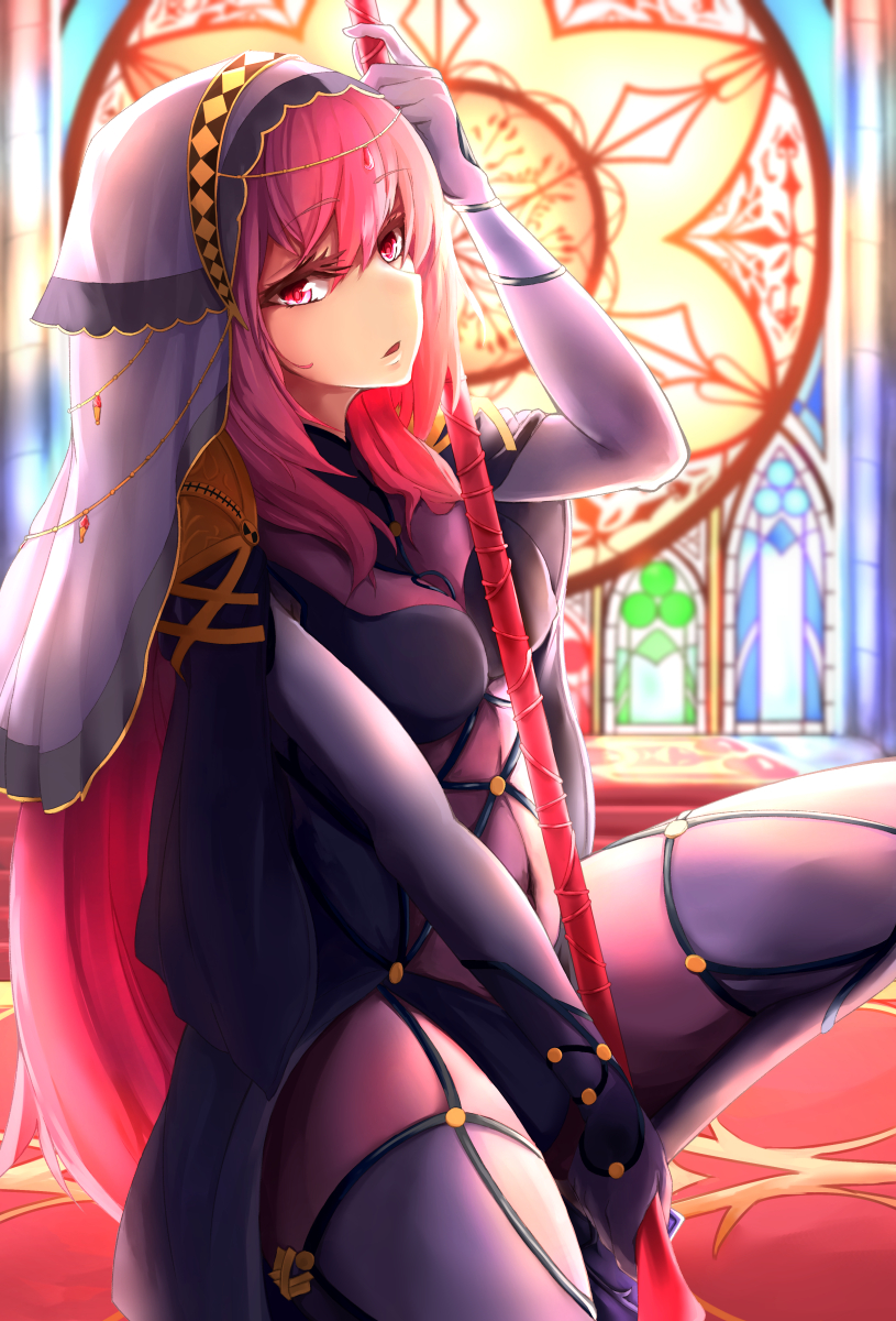 scathach (fate and 1 more) drawn by yoku_yoo