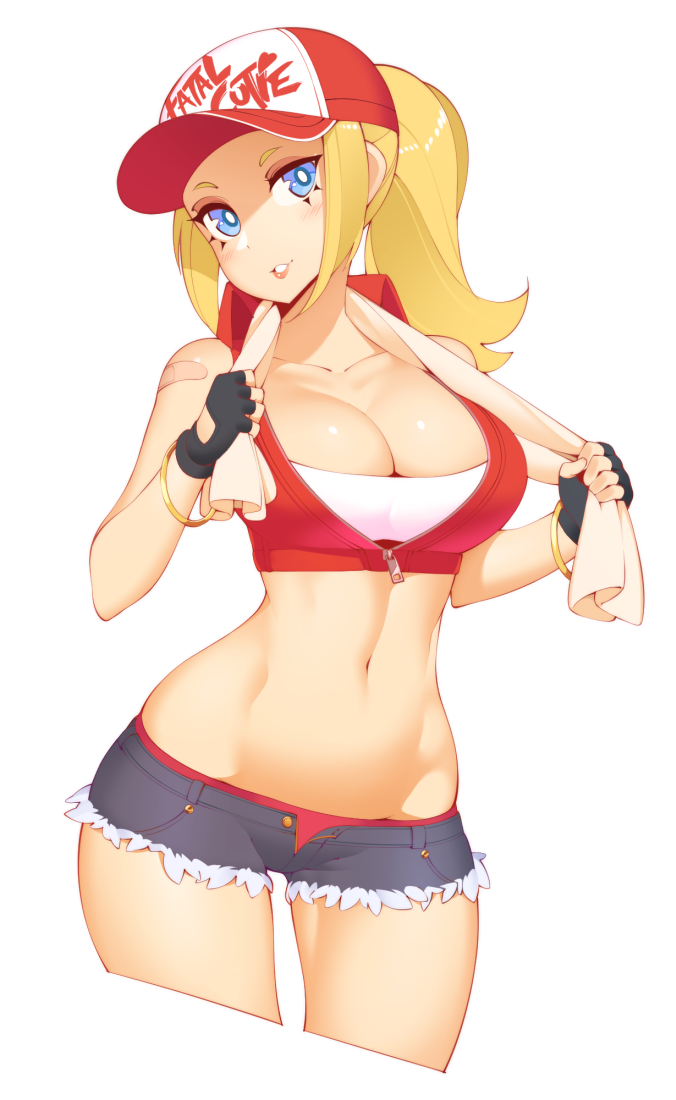 terry bogard (the king of fighters and 2 more) drawn by halphelt