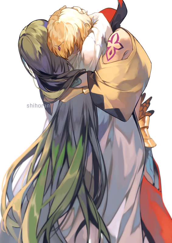 enkidu and gilgamesh (fate and 1 more) drawn by shihoran