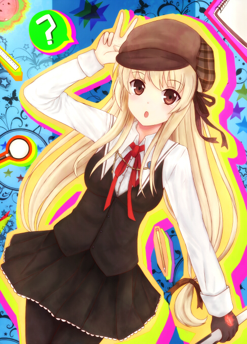futaba anzu (idolmaster and 1 more) drawn by langod