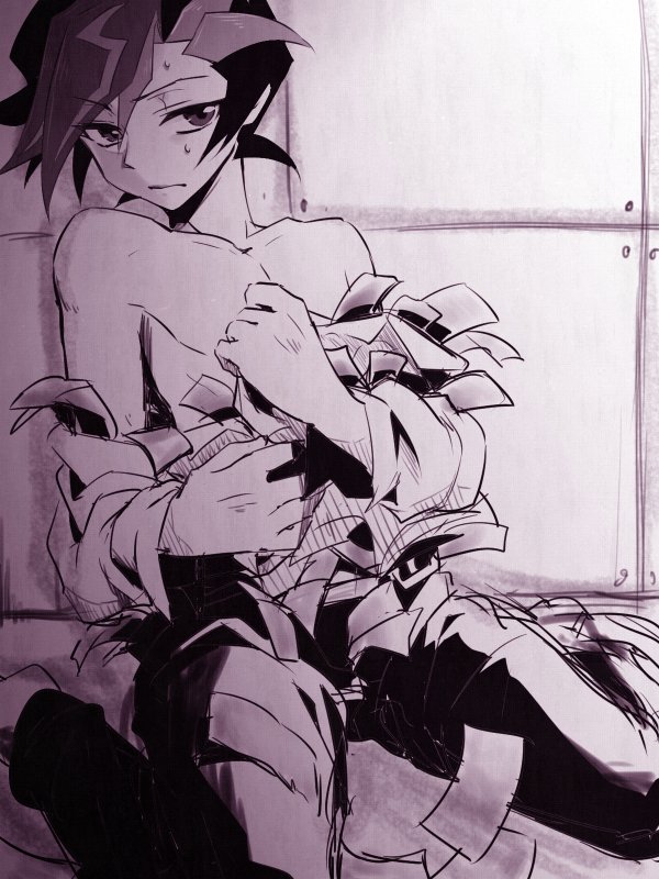fujiki yusaku (yu-gi-oh! and 1 more) drawn by sanagi_2