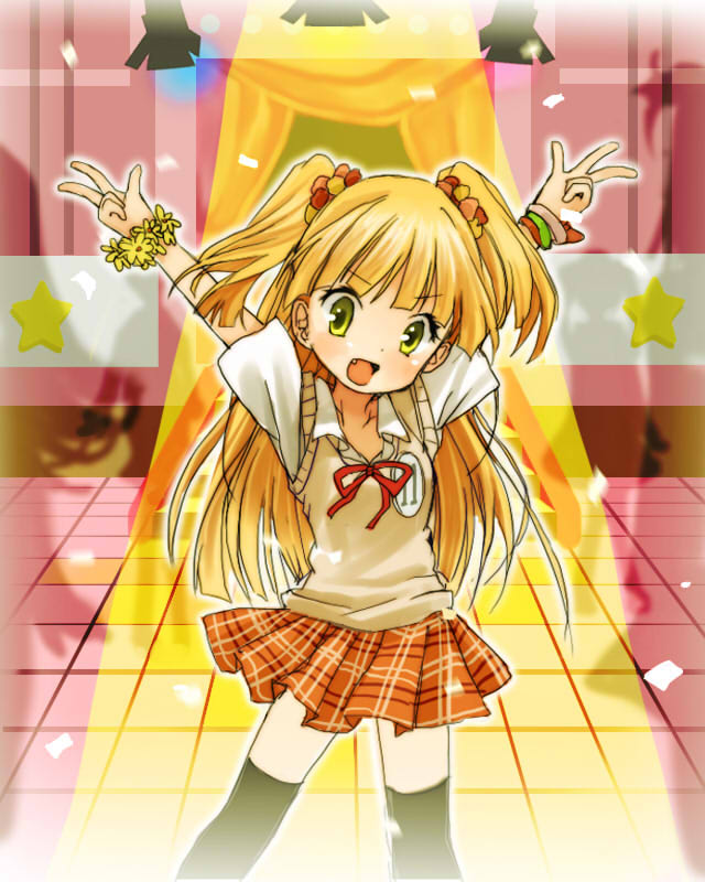 jougasaki rika (idolmaster and 1 more) drawn by okemai