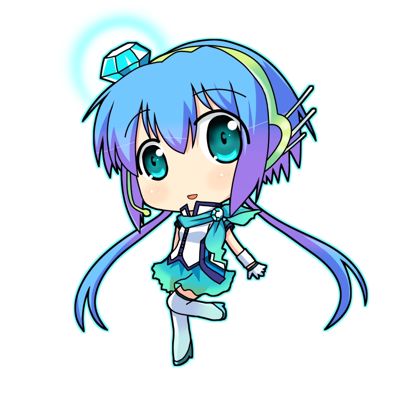 aoki lapis (vocaloid) drawn by minami_(colorful_palette)