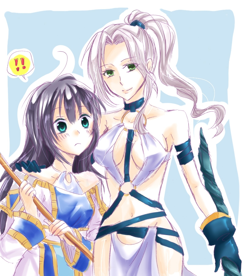 viki and jeane (gensou suikoden and 1 more) drawn by nagonmaou