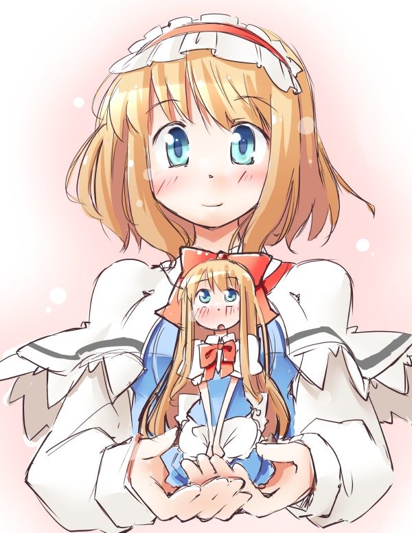 alice margatroid and shanghai doll (touhou) drawn by arnest