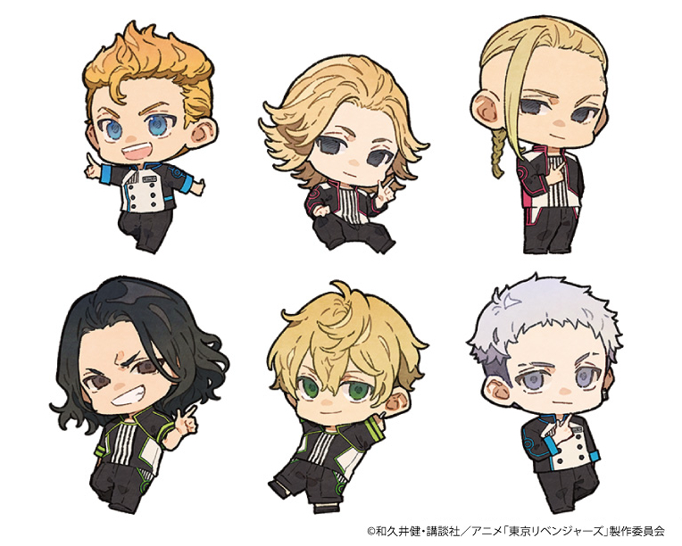 sano manjirou, matsuno chifuyu, baji keisuke, ryuuguuji ken, hanagaki takemichi, and 1 more (tokyo revengers) drawn by nozaki_tsubata