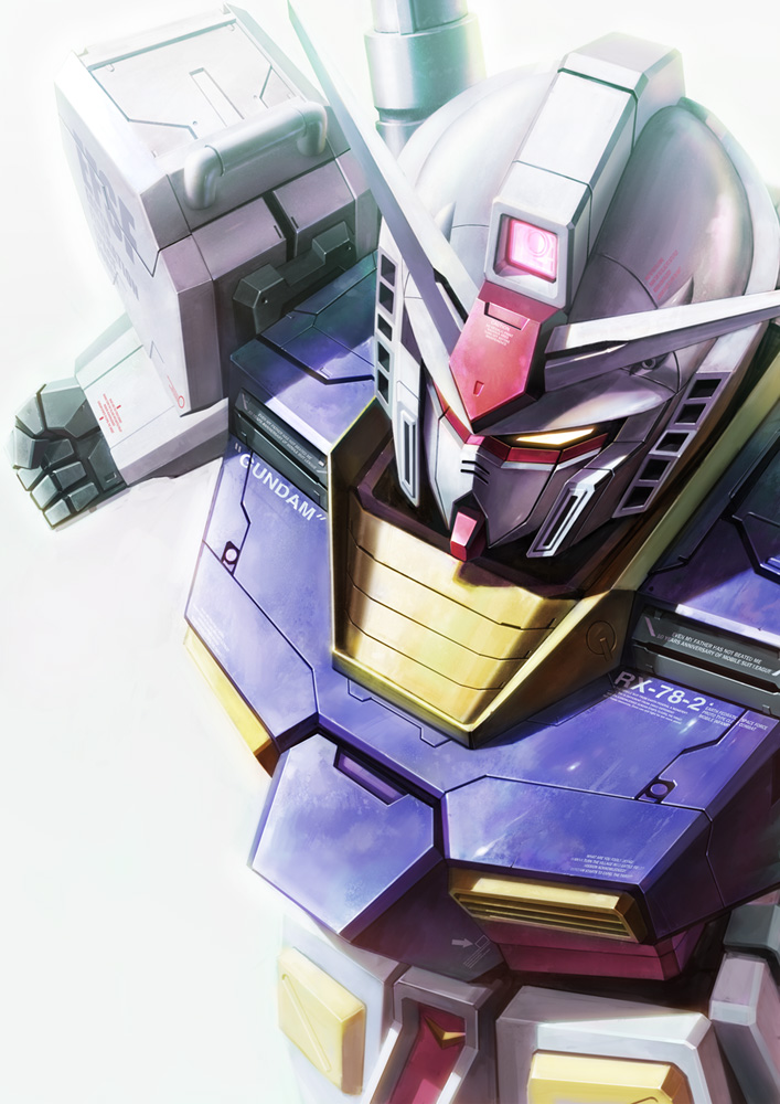 rx-78-2 gundam (gundam and 1 more) drawn by zhenlin