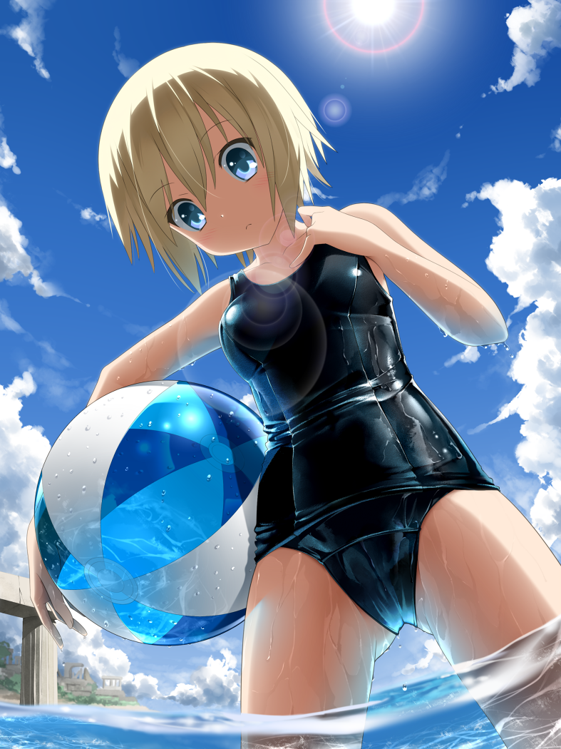 erica hartmann (world witches series and 1 more) drawn by goribote