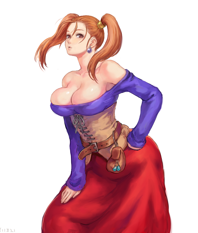 jessica albert (dragon quest and 1 more) drawn by shu-mai