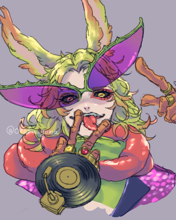 dancing green (final fantasy and 1 more) drawn by otofu_goma