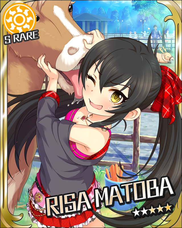 matoba risa and blitzen (idolmaster and 1 more)
