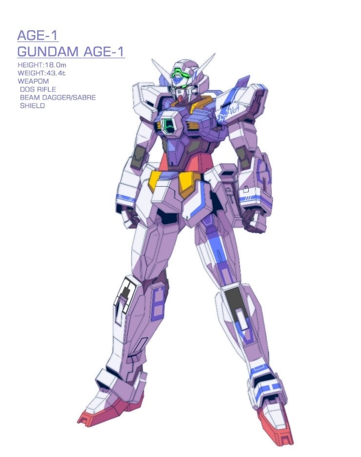 gundam age-1 and gundam age-1 normal (gundam and 1 more) drawn by sukekiyo56