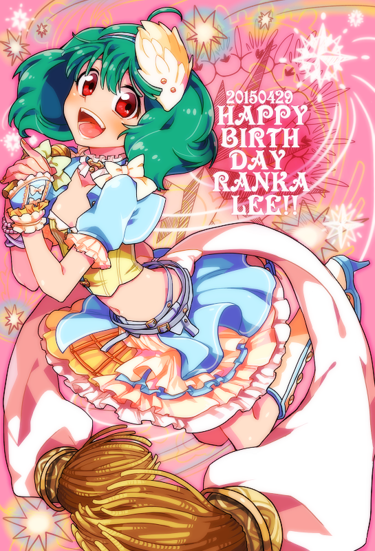 ranka lee (macross and 1 more) drawn by chaku_(horhor71)
