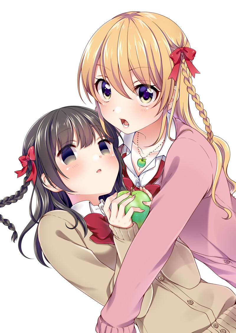 ichinose haruko and nikaidou natsuko (swap swap) drawn by tottoto_tomekichi