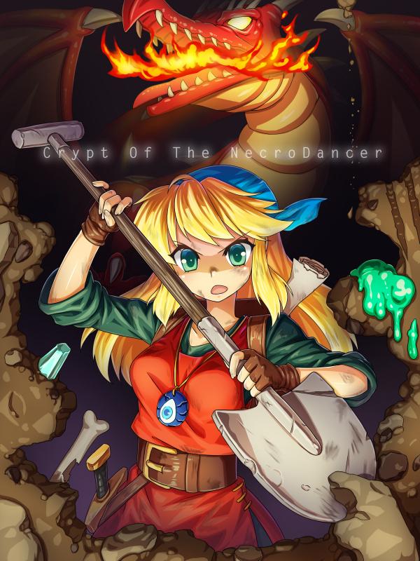 cadence (crypt of the necrodancer) drawn by mitake_eil