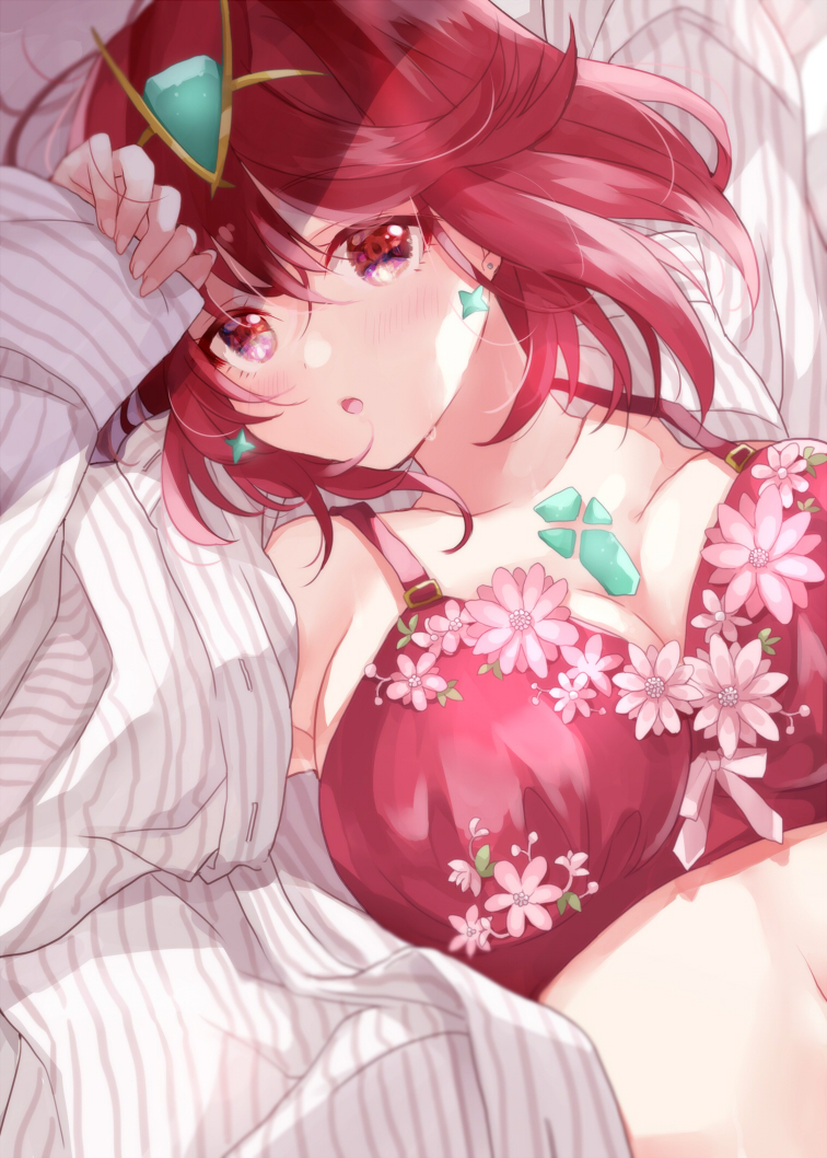 pyra (xenoblade chronicles and 1 more) drawn by konoha2014