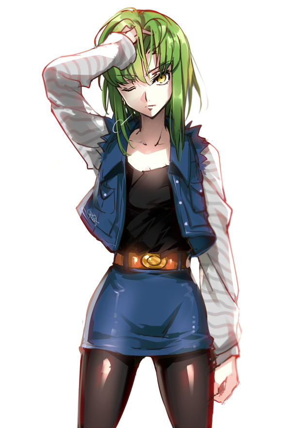 c.c. and android 18 (dragon ball and 2 more) drawn by creayus