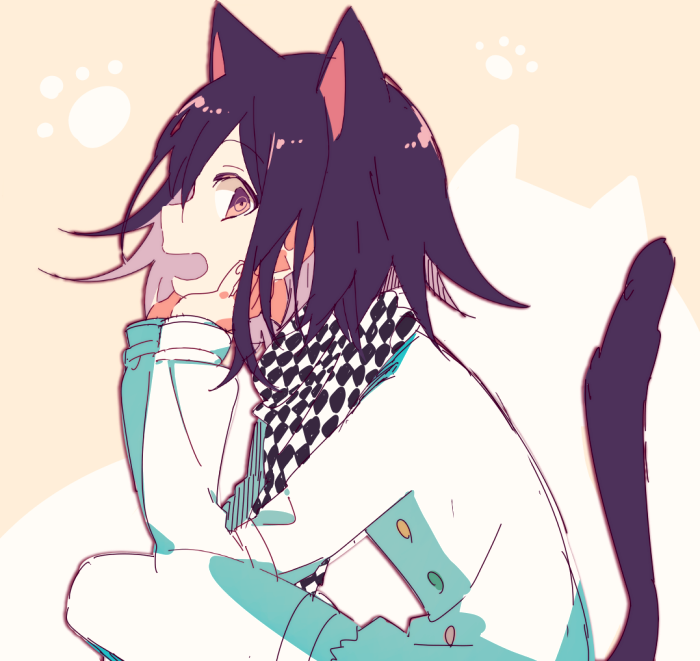 oma kokichi (danganronpa and 1 more) drawn by 4_(nakajima4423)