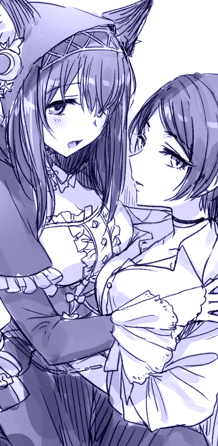 sagisawa fumika and hayami kanade (idolmaster and 1 more) drawn by romi_(346_ura)