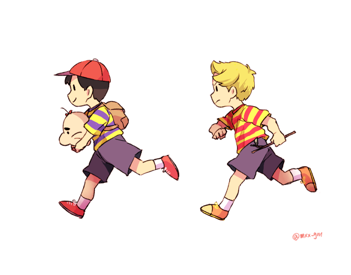 ness, lucas, and doseisan (mother and 2 more) drawn by mimxxpk