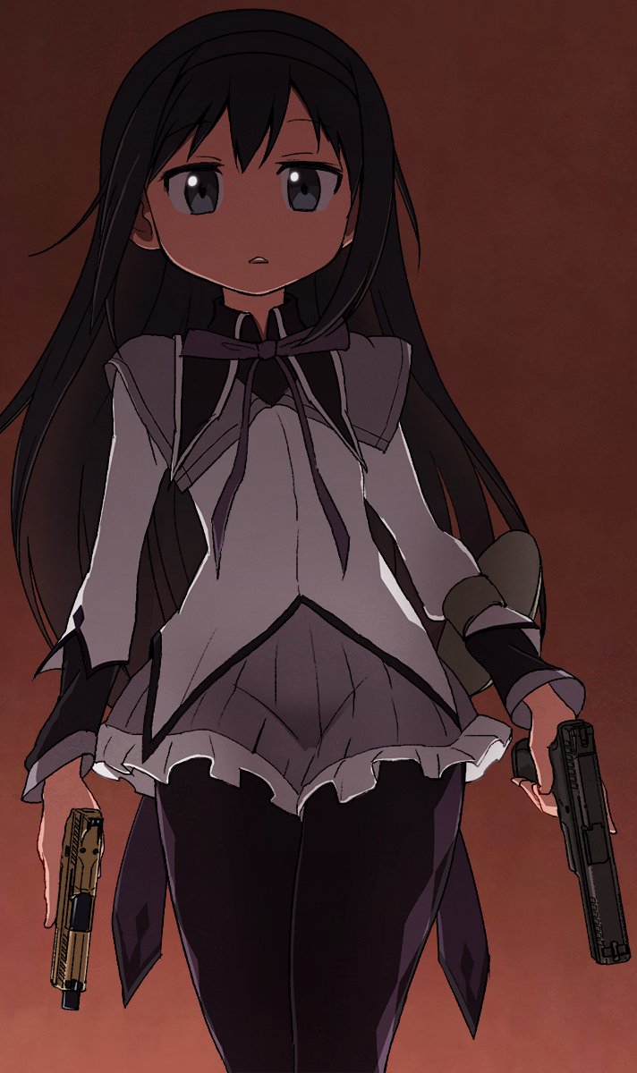 akemi homura (mahou shoujo madoka magica) drawn by sat-c