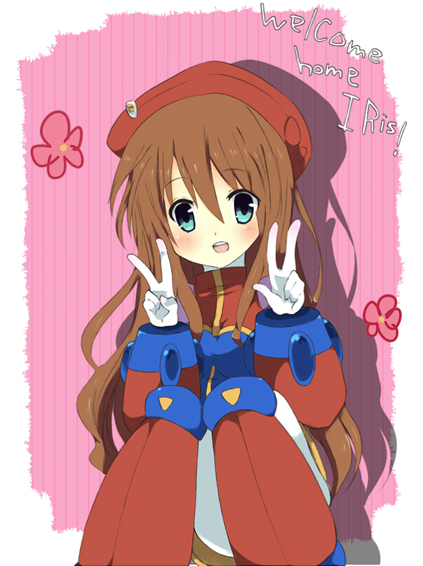 iris (mega man and 2 more) drawn by miyata_(lhr)
