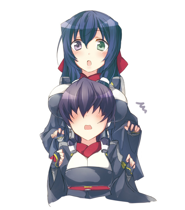 asama tomo and mukai suzu (kyoukaisenjou no horizon) drawn by gogoichi_14