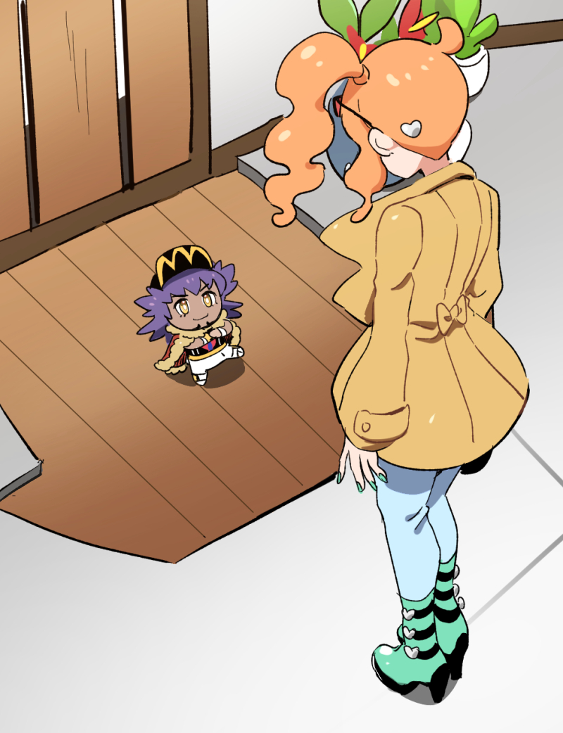 leon and sonia (pokemon and 1 more) drawn by dede_(qwea_00000)