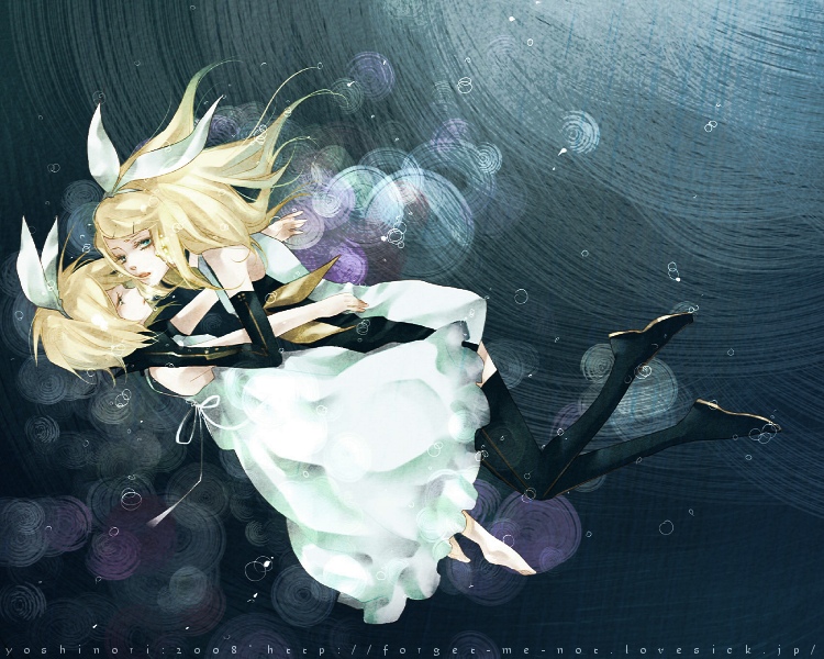 kagamine rin (vocaloid and 1 more) drawn by yoshinori_(fmn)