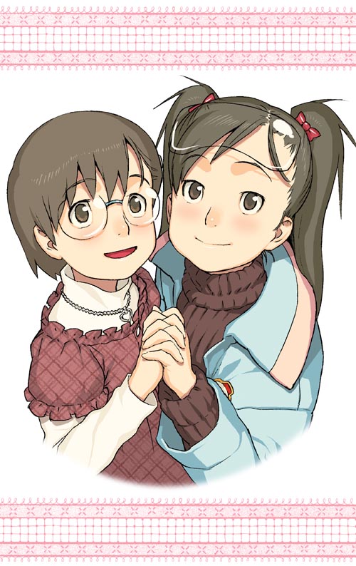 amasawa yuuko and okonogi yuuko (dennou coil) drawn by hijiri_rei