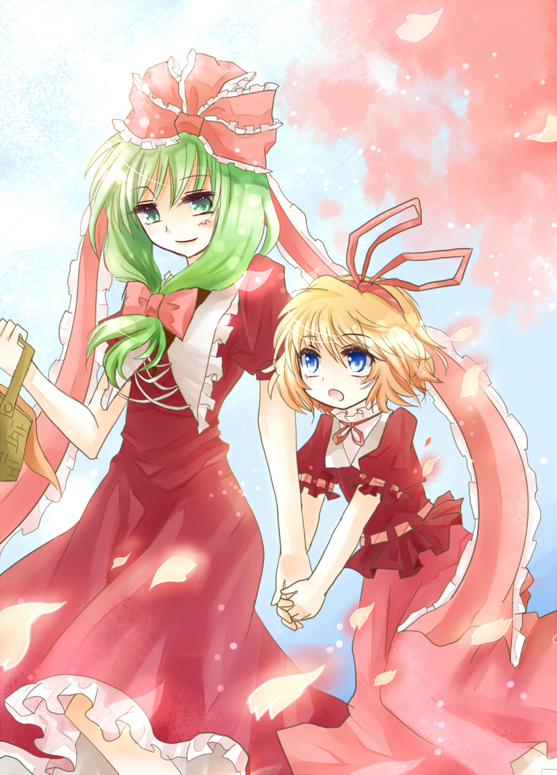 kagiyama hina and medicine melancholy (touhou) drawn by miyakure