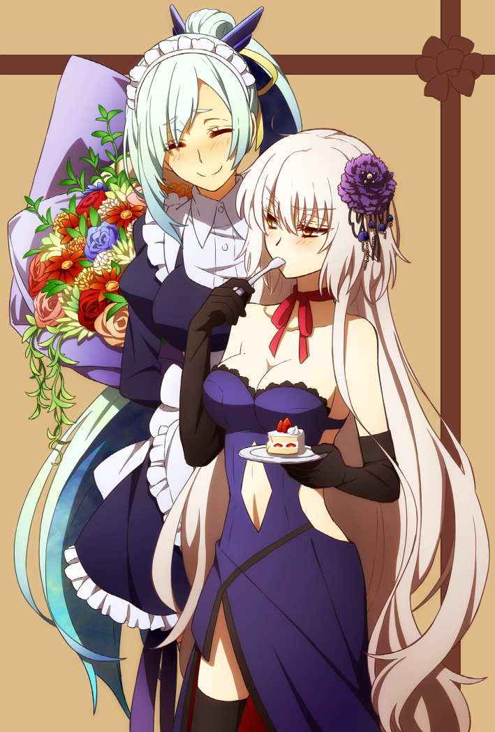 jeanne d'arc alter and brynhild (fate and 3 more) drawn by oiun