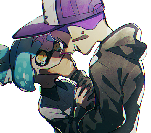 inkling player character and inkling boy (splatoon and 1 more) drawn by ..._(331608)