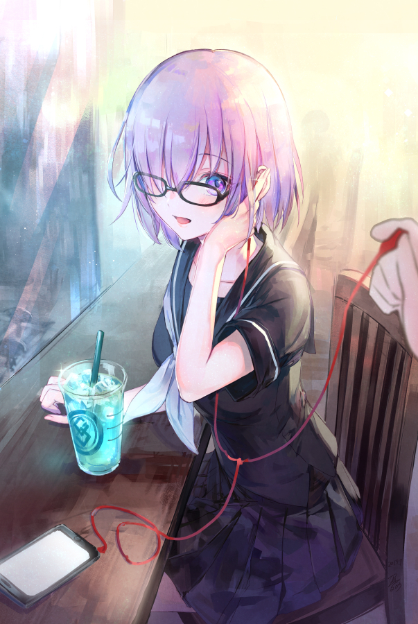 mash kyrielight (fate and 1 more) drawn by azu-taro