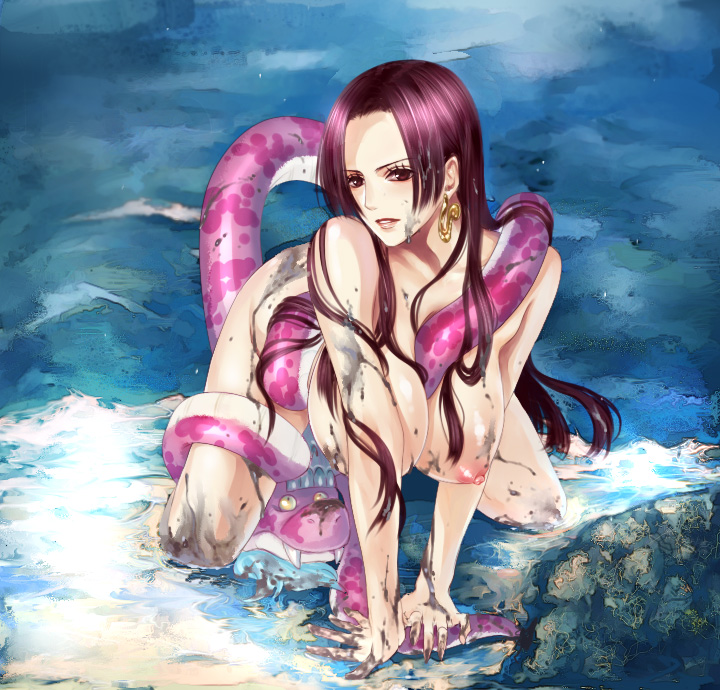 boa hancock and salome (one piece) drawn by furayu_(flayu)