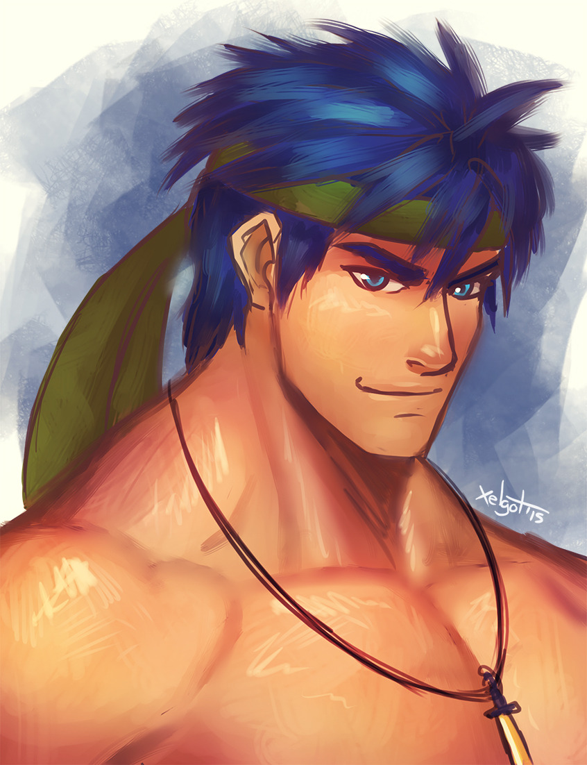 ike (fire emblem and 1 more) drawn by xelgot