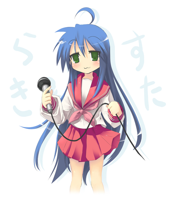 izumi konata (lucky star) drawn by satomi_(black_scarecrow)