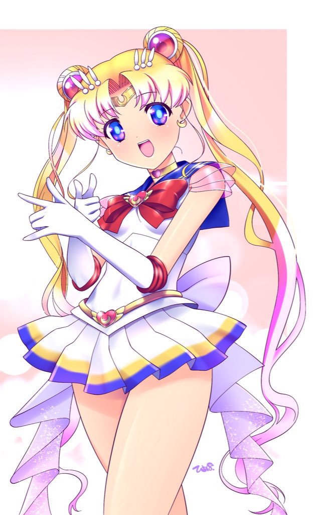 tsukino usagi, sailor moon, and super sailor moon (bishoujo senshi sailor moon and 1 more) drawn by himehachi_(hime8manga)