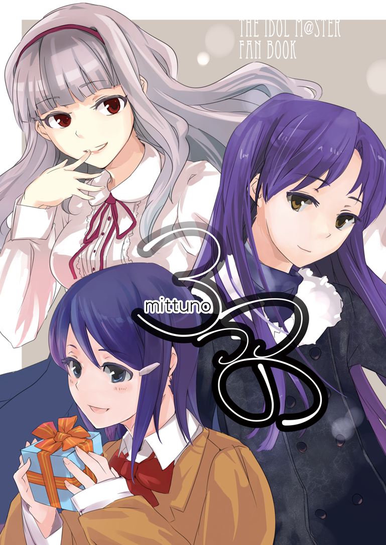 kisaragi chihaya, shijou takane, and mizutani eri (idolmaster and 1 more) drawn by mosuke
