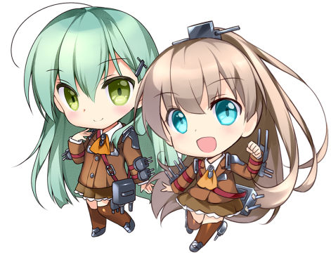 suzuya and kumano (kantai collection) drawn by rei_(rei's_room)