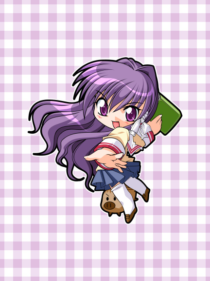fujibayashi kyou and botan (clannad) drawn by watsuki_ayamo