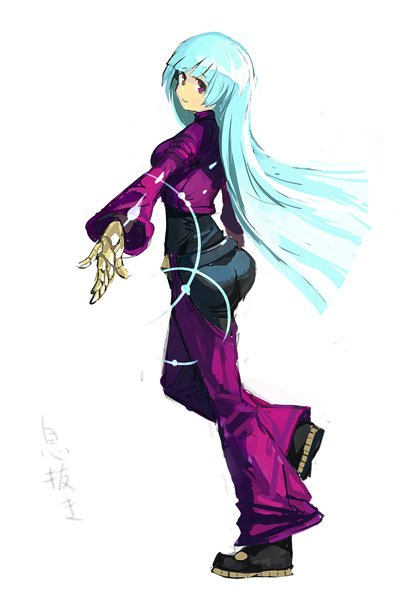 kula diamond (the king of fighters) drawn by hungry_clicker