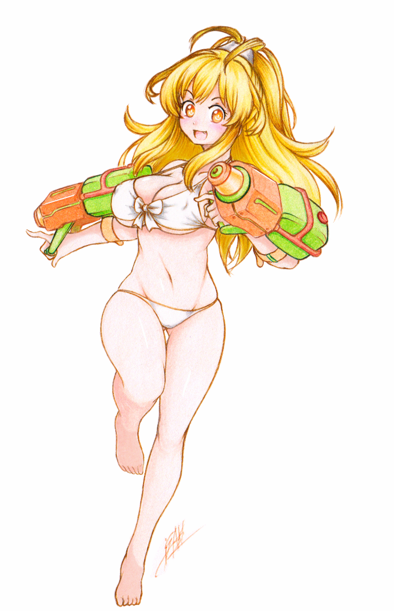 pish and yellow heart (neptune and 1 more) drawn by isaki_tanaka