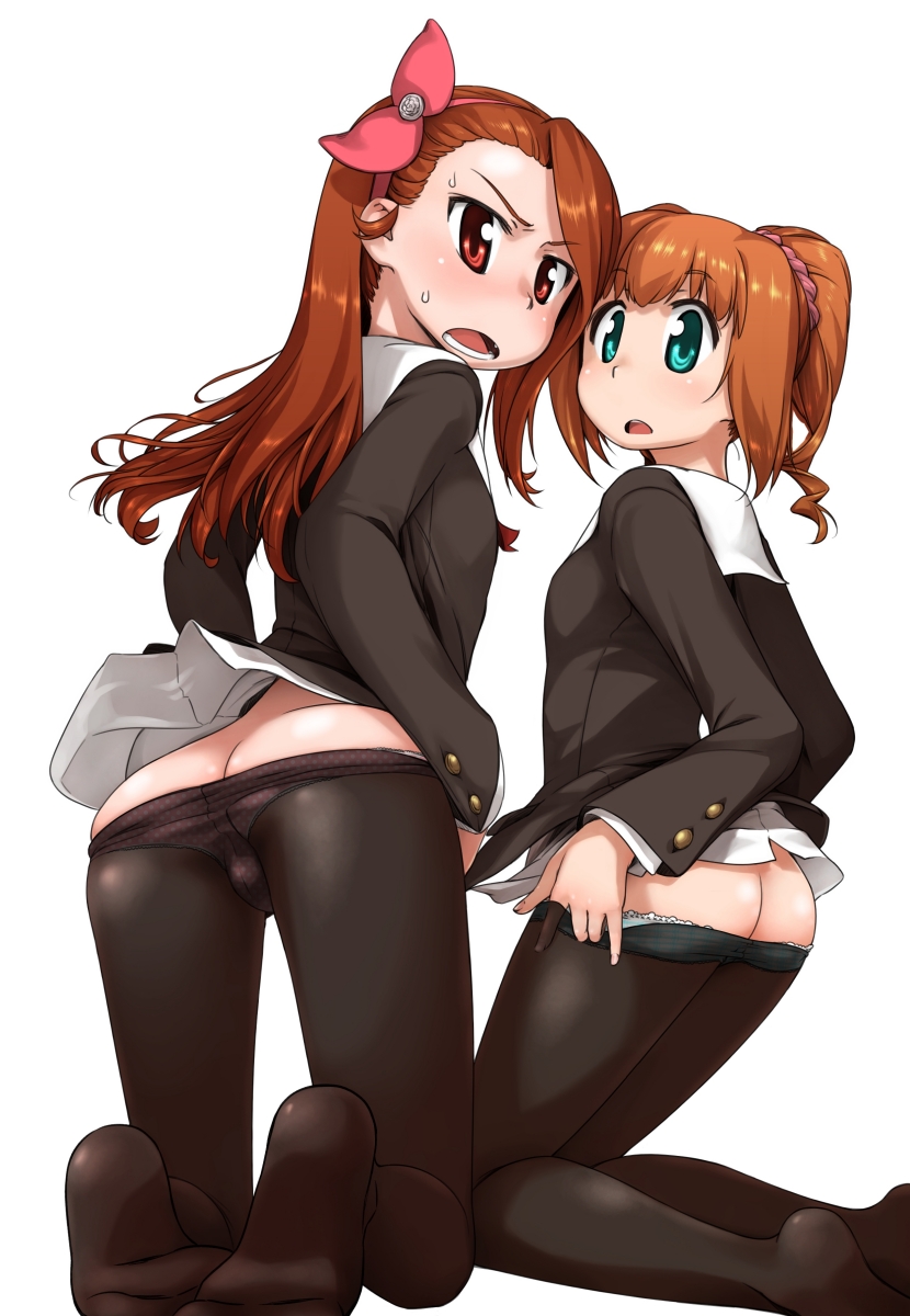 minase iori and takatsuki yayoi (idolmaster) drawn by ttomm