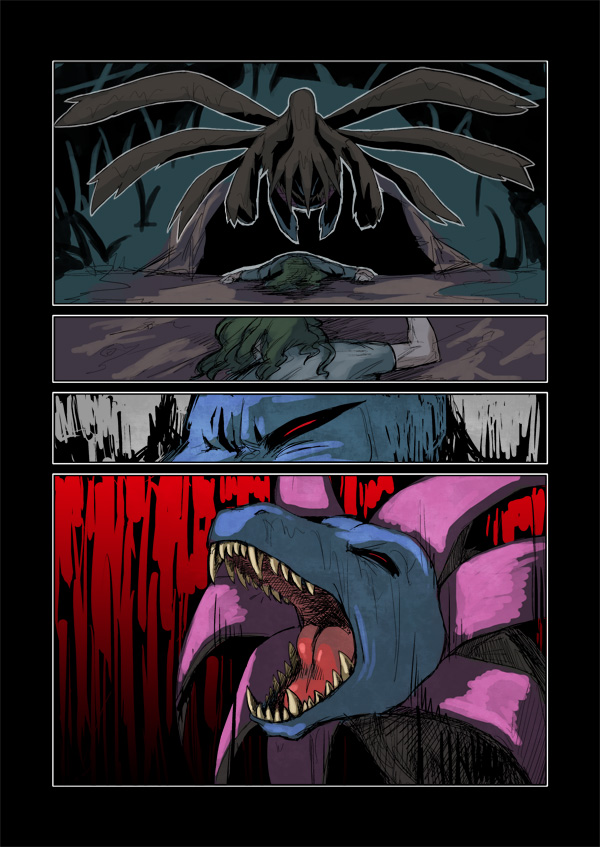 hydreigon and ghetsis (pokemon and 1 more) drawn by kurobis